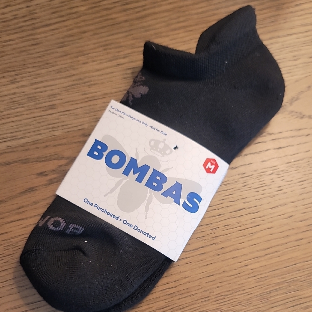 Bombas Black Athletic Socks for Performance